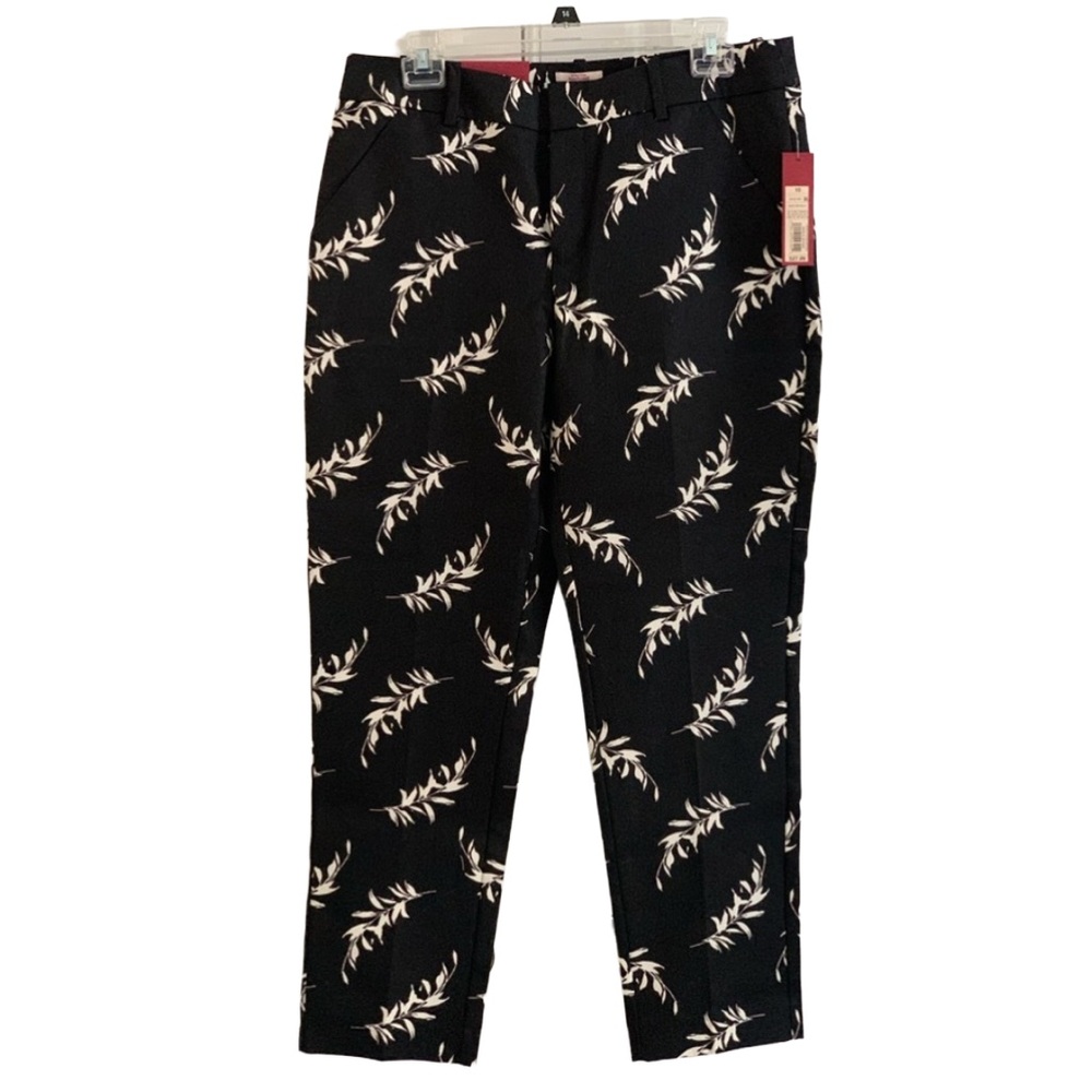 MERONA Women’s Black & White Print Pants Size: 10